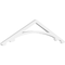 Ekena Millwork Pitch Legacy Architectural Grade PVC Gable Pediment, 36"W x 9"H x 1"P (6/12) GPP036X009X100LEG - alternate 1